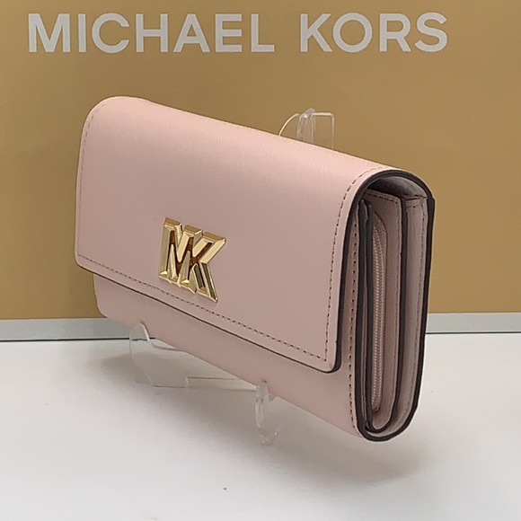 NWT MICHAEL KORS MIMI LARGE BIFOLD WALLET POWDER BLUSH COLOR - Picture 7 of 16